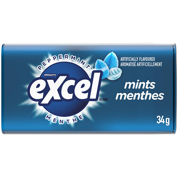 Excel Mints Peppermint 8x34 g
