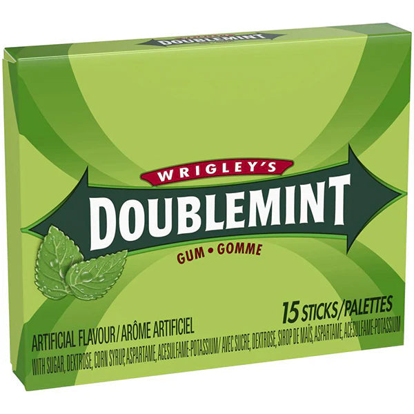 Wrigleys Doublemint Gum 10x15 ct