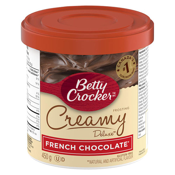 Betty Crocker Frosting Creamy Deluxe French Chocolate 450 g