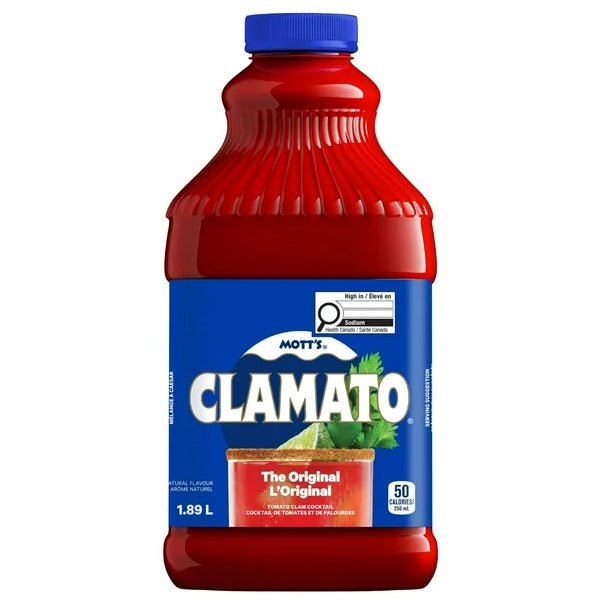 Motts Clamato Regular Plastic 1.89 L