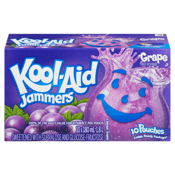 Kool-aid Jammers Grape 4x10x180 mL