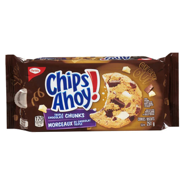 Christie Chips Ahoy Triple Chocolate Chunks 251 g