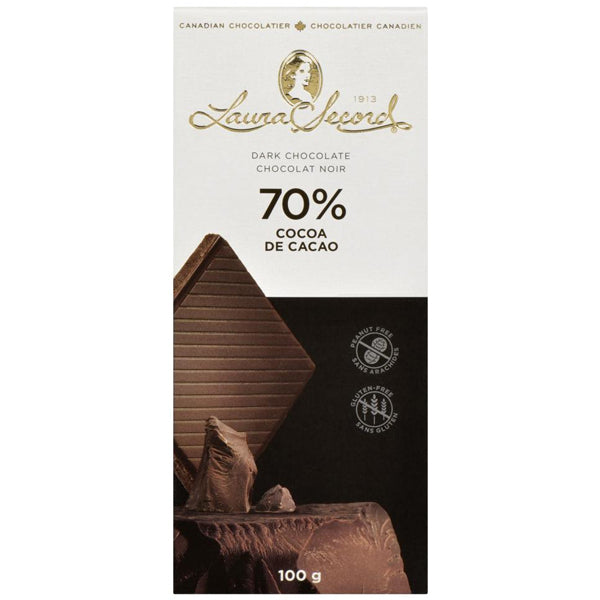 Laura Secord Dark Chocolate 70% Cocoa 100 g