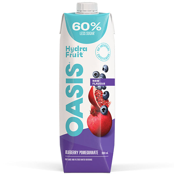 Oasis Hydrafruit Bluberry Pommegrenate 960 mL