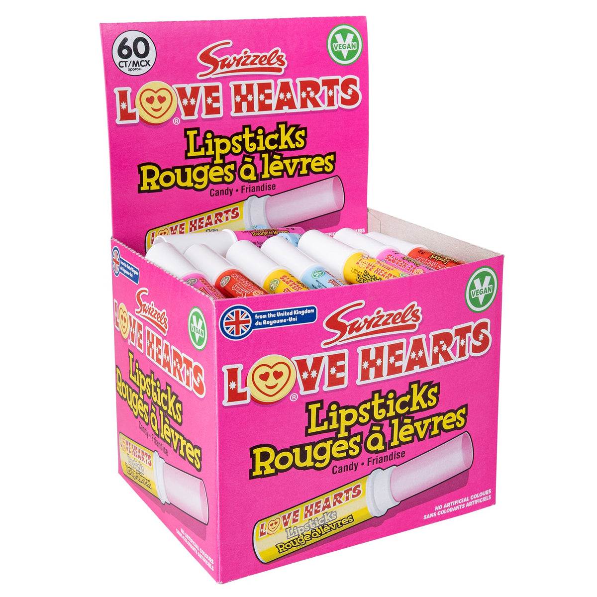 Swizzles Loveheart Lipstick 60x6 g