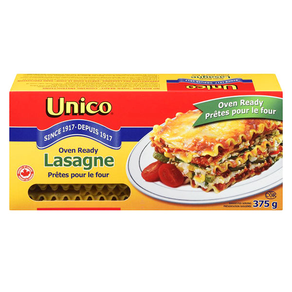 Unico Lasagna Oven Ready 375 g