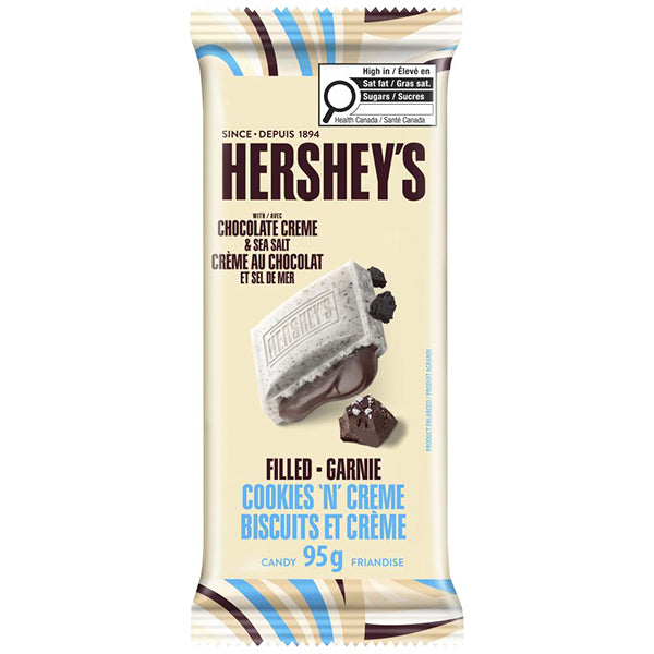 Hershey Cookies N Creme Chocolate & Sea Salt 95 g