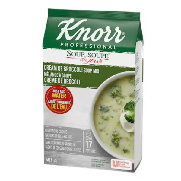Knorr Sdj Cream of Broccoli Soup Mix 4x551 g