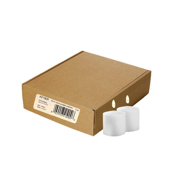 Neo-image Votives 10HR Unscented White 4x72 ct
