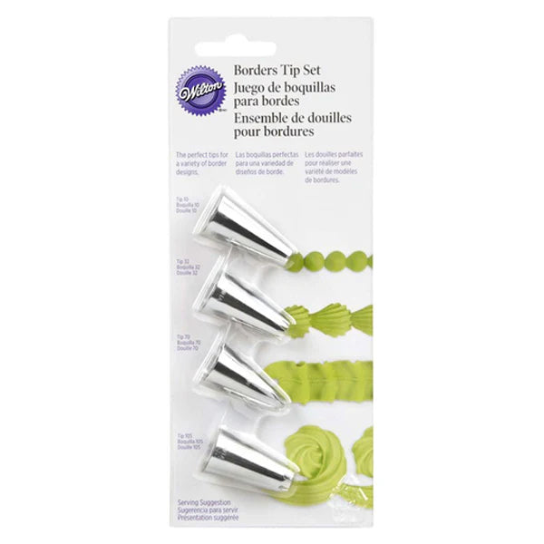 Wilton Tip Set Borders Efs 4x4 ct
