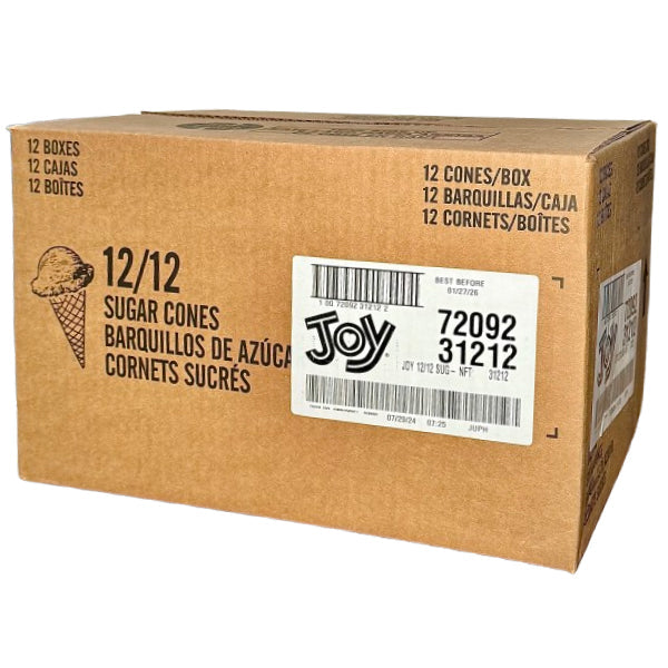Joy Cones Cone Sugar 12 ct