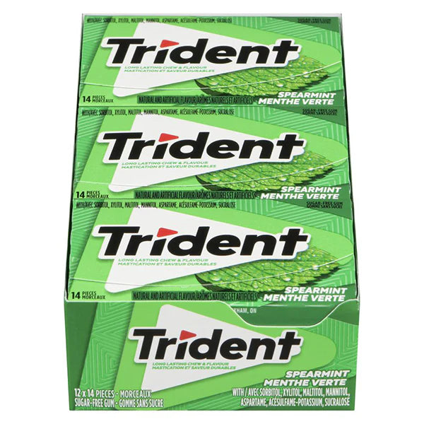 Trident Slab Spearmint 12x14-Pack