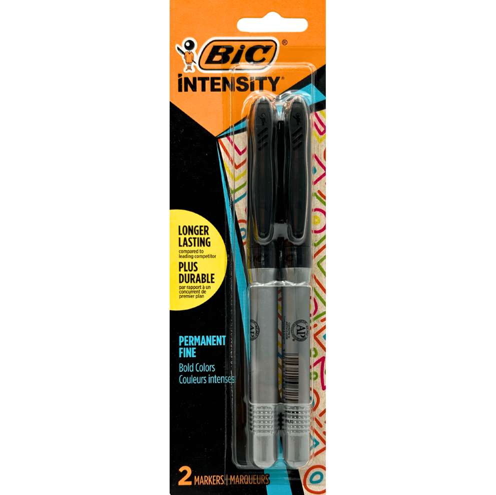 BIC INTENSITY FINE POINT MARKER 2PCS