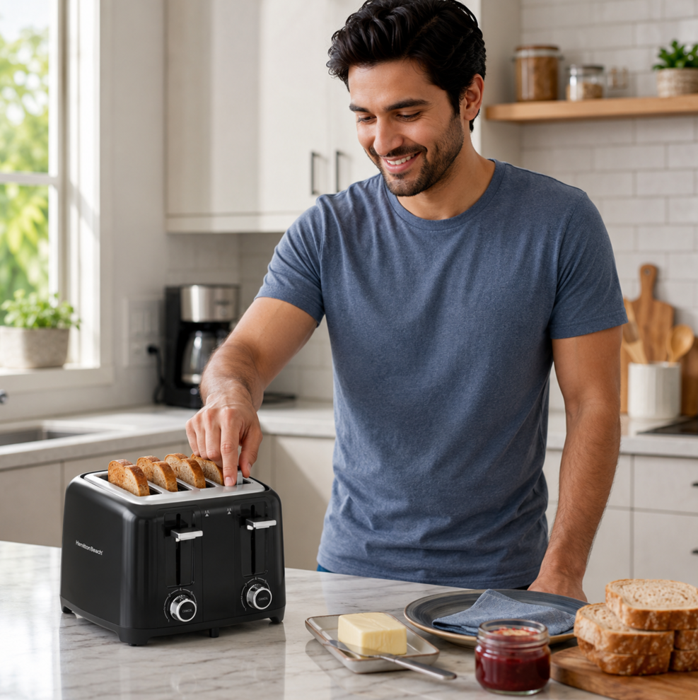 HAMILTON BEACH 4 SLICE TOASTER