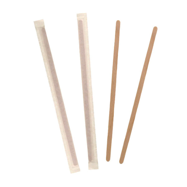 Hy Stix Coffee Stirrer 7" Paper Wrapped 500 ct