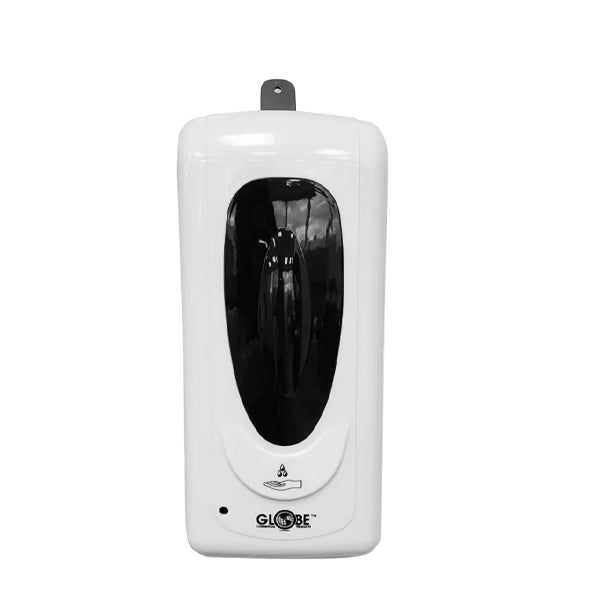 Globe Touch-free Lotion Soap Dispenser White with Optional Ac Conn