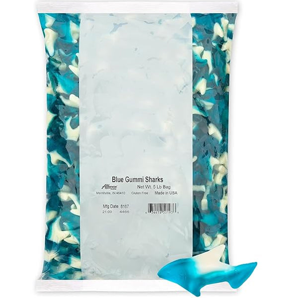 Albanese Gummy Blue Sharks 4x5 Lb