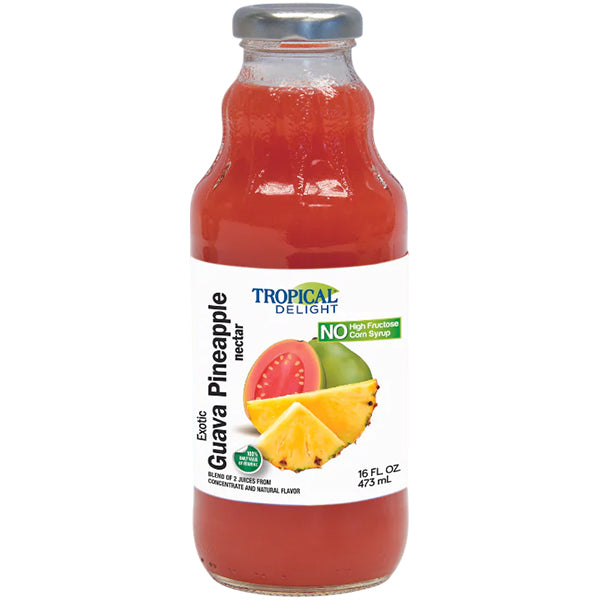 Tropical Delight Td Guava Pineapple Nectar Premium 473 mL