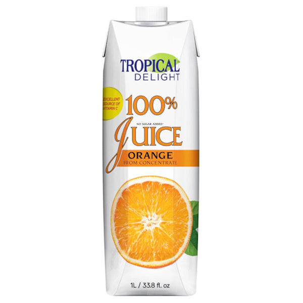 Tropical Delight Td Tetra Orange100% Juice 1 L