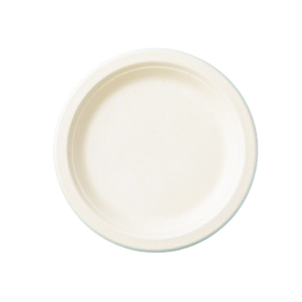 New Wave Sugarcane Bamboo 6in Bagasse Plate 125 ct