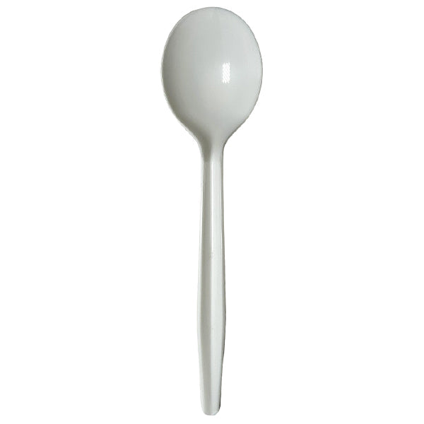 E2e Food Pack Nested Pp70 Soup Spoon Shark White 50 ct