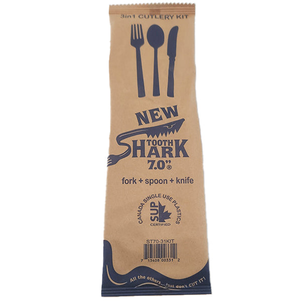 E2e Foodpack Fork/knife/spoon Cutlery Set 250 ct