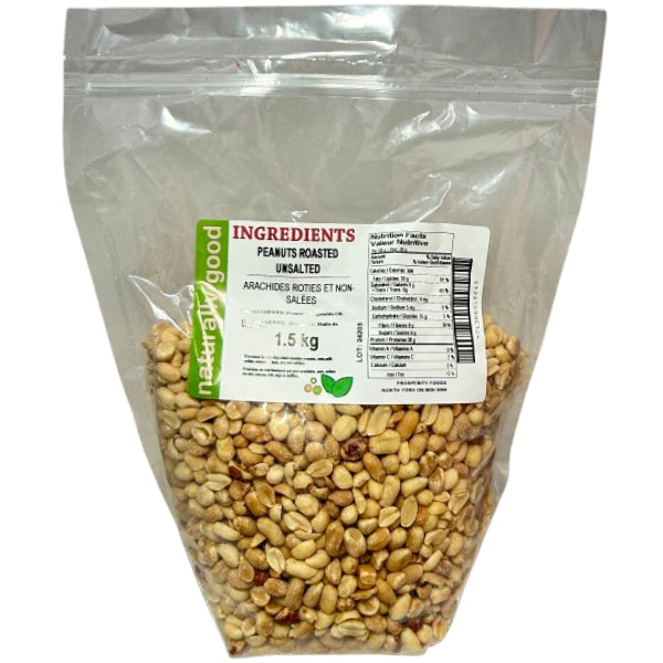Naturally Good Peanuts Roasted No Salt 2x1.5 kg