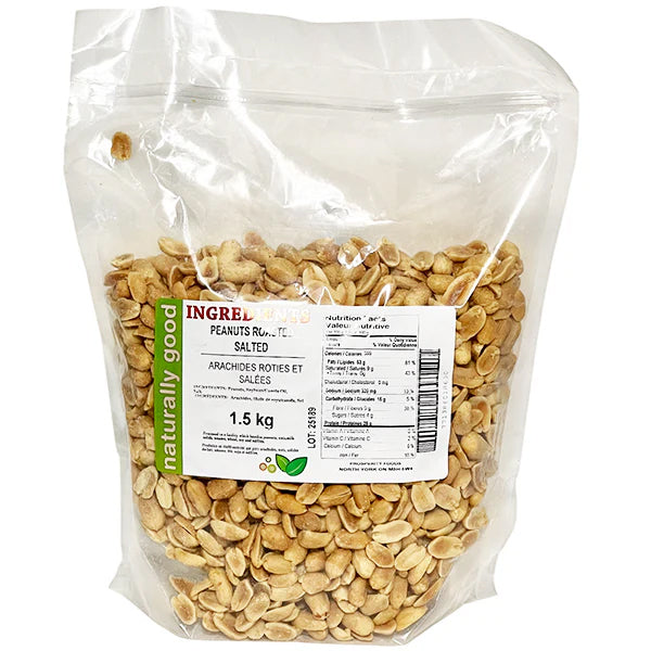 Naturally Good Peanuts Roasted Salted 2x1.5 kg