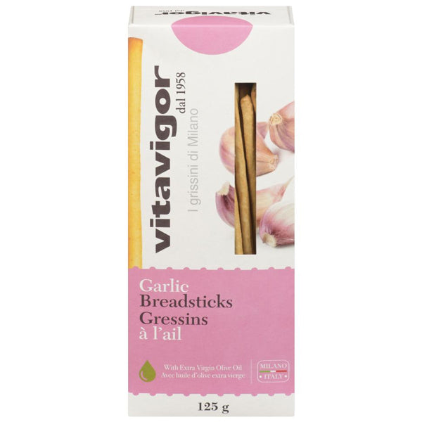 Vitavigor Breadsticks Garlic 125 g