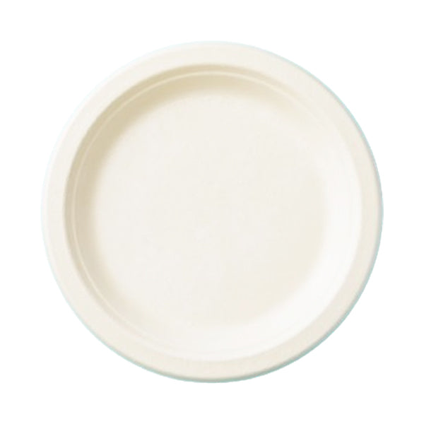Rite Earth 9in Bagasse Round Plates 500 ct