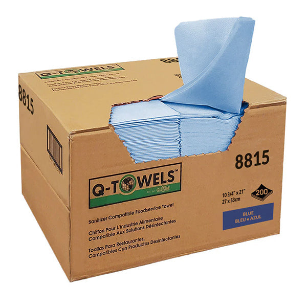 Q-towels Sanitizer Compatible 53cm Foodservice Towel 200 ct