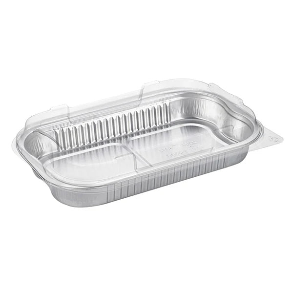 Talthi Aluminum Rect Container W/lid 650 mL 15 ct