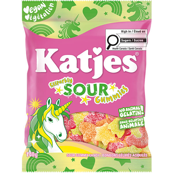 Katjes Sour Plant Based Gummies 140 g