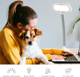 Verilux HappyLight Duo - 2-in-1 Light Therapy & Task Desk Lamp