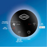 CLOROX 11021 Alexa Smart Tabletop True HEPA Air Purifier