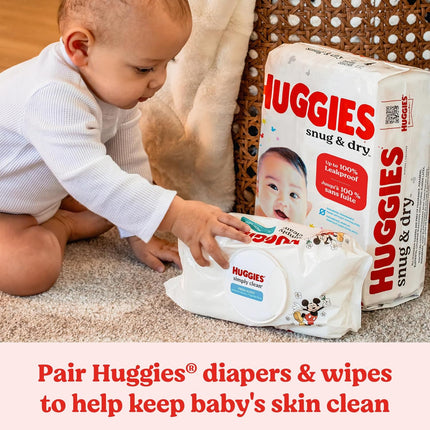 Huggies Size 3 Diapers, Snug & Dry Baby Diapers, Size 3 (16-28 lbs), 168 Count, Packaging May Vary