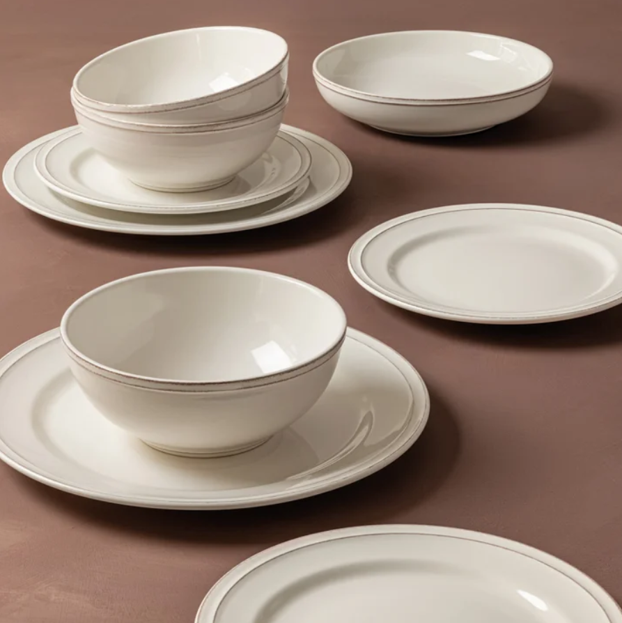 over&back Stoneware Dinnerware Set, 16-pieces