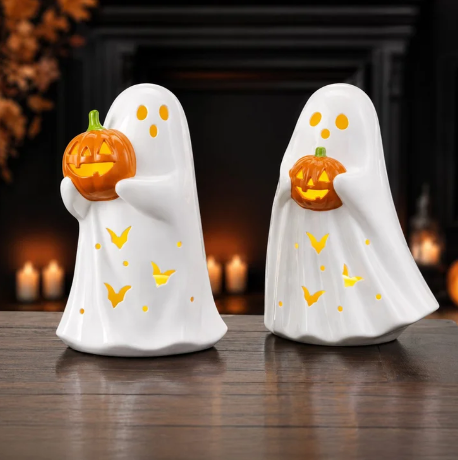 Halloween - Ceramic Ghost 2 pack