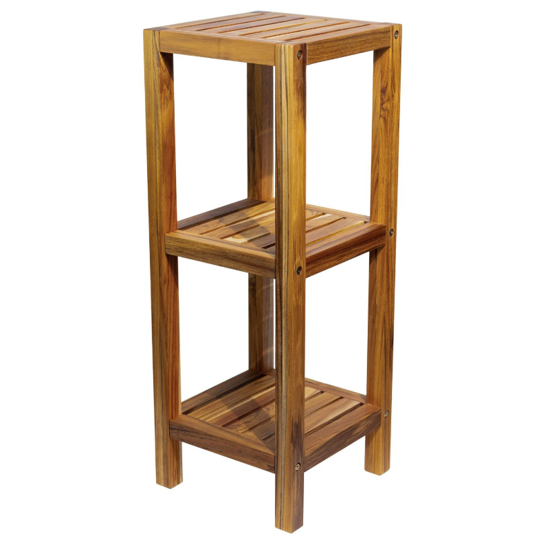 Teakhaus FSC-Certified Teak Wood 3-Tier Shelf