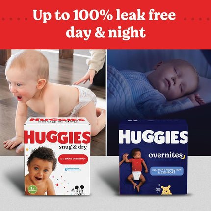 Huggies Size 3 Diapers, Snug & Dry Baby Diapers, Size 3 (16-28 lbs), 168 Count, Packaging May Vary