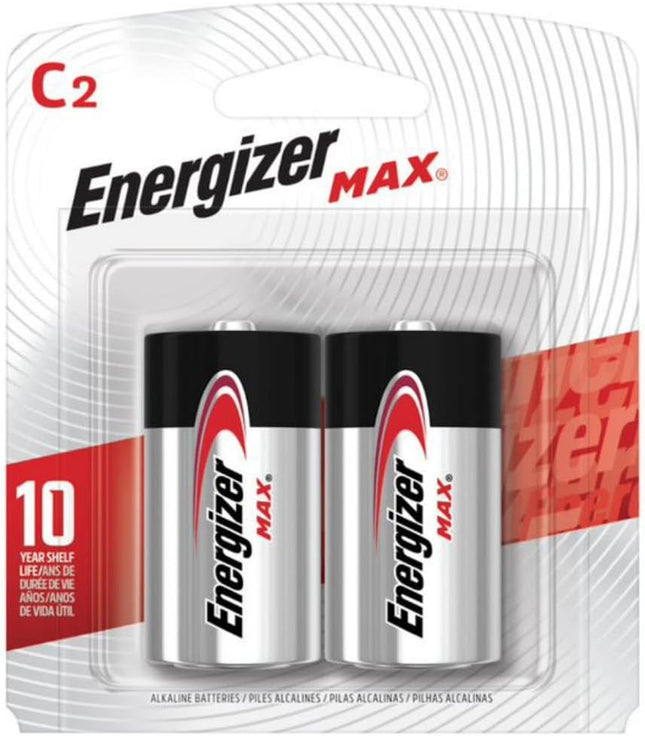 6 Pack Energizer E93BP-2 C Cell Alkaline Batteries 2 Batteries per Package