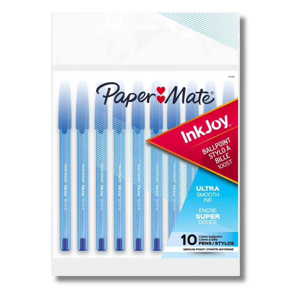 PAPER MATE INKJOY BALLPOINT PENS 10PCS