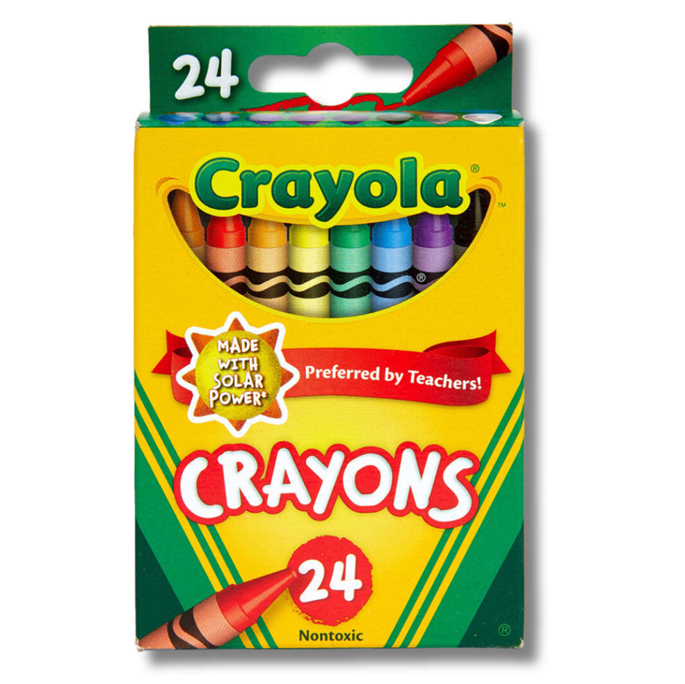 CRAYOLA CRAYONS 24PCS