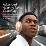House of Marley Positive Vibration Rebel Wireless ANC Headphones - Over Ear Bluetooth Earphones with Adaptive Noise Cancelling, 130 H Playtime, IPX5, Sustainable Materials
