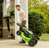 Greenworks 80V 21" Self-Propelled Lawn Mower with 1 Extra Blade, 2.0 AH + 4.0 AH Battery and Charger Included