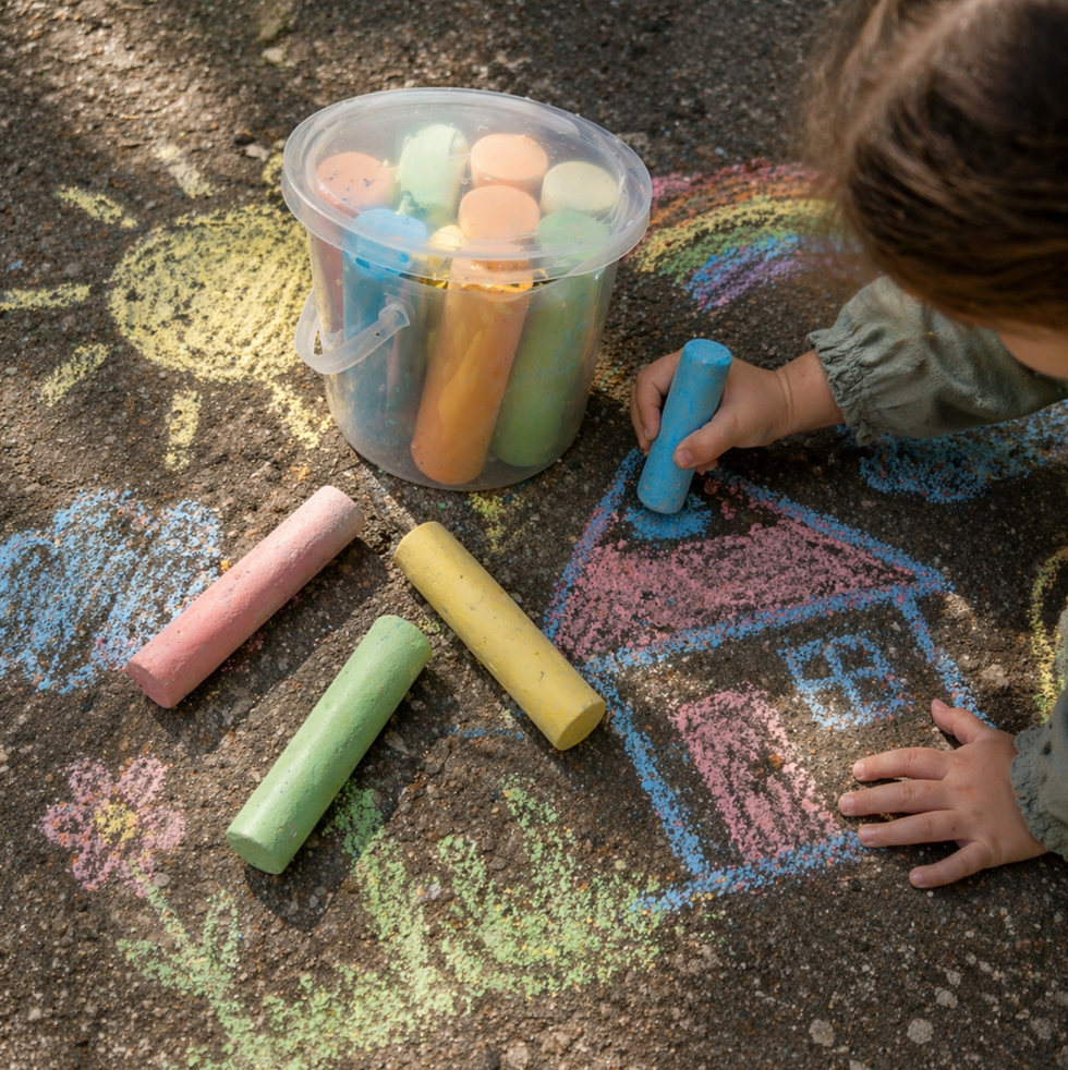 JUMBO CHALK 4"x1" 15PCS