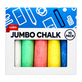 JUMBO CHALK 4"x1" 10PCS