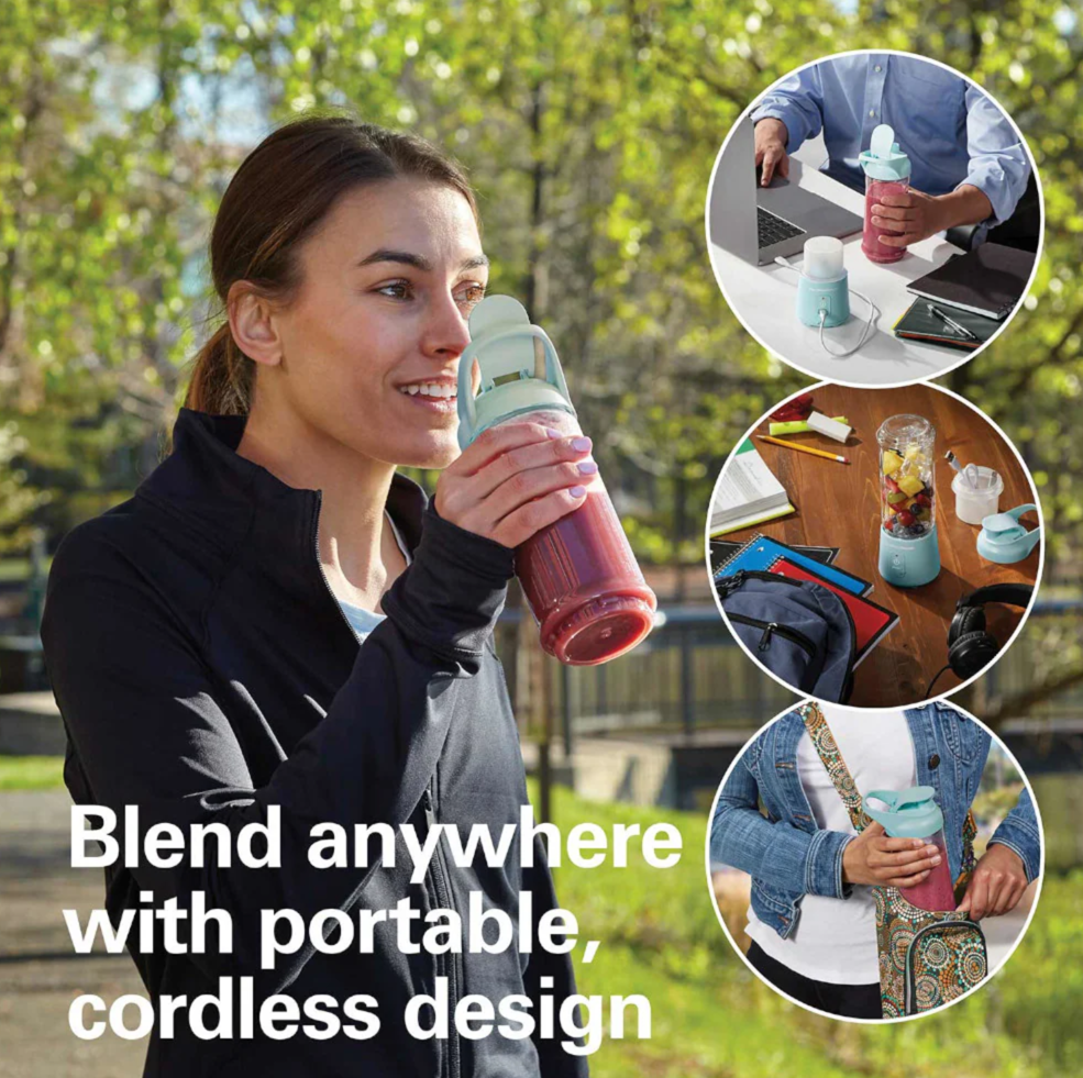 HAMILTON BEACH PORTABLE CORDLESS BLENDER #51182JC