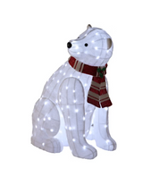 Polar Bear 2 Pieces Set with LED Lights