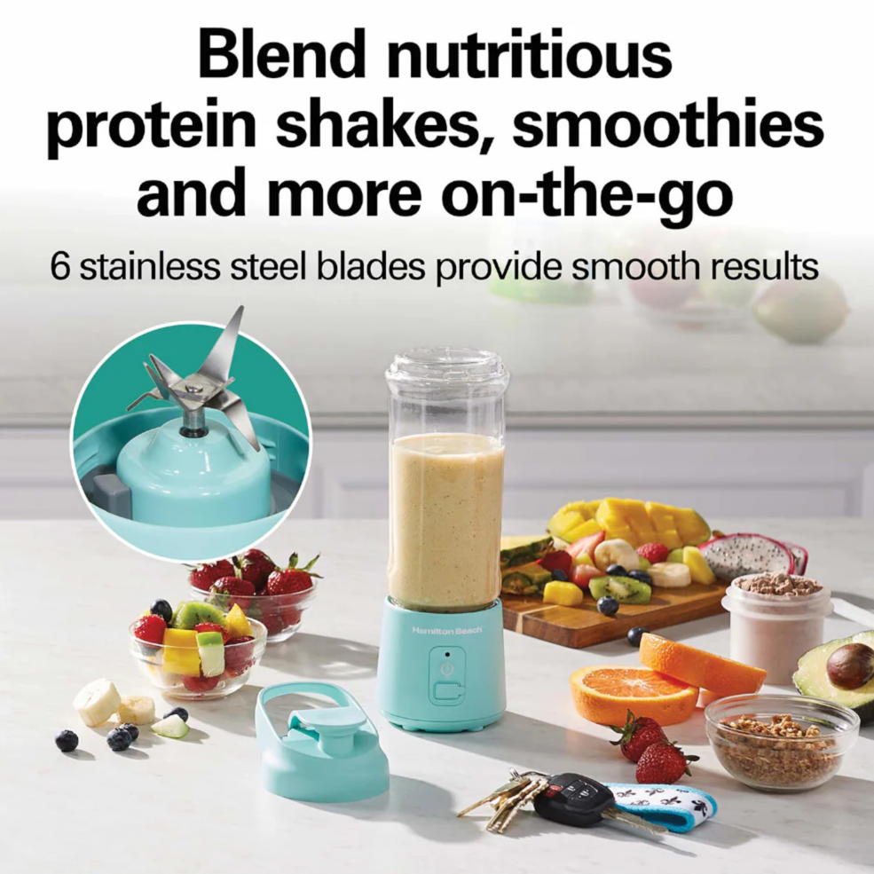 HAMILTON BEACH PORTABLE CORDLESS BLENDER #51182JC